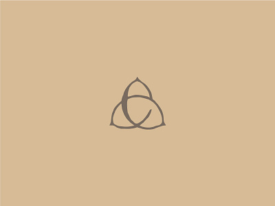 Pecans + e + Trinity Knot branding e family identity logo pecans trinity knot