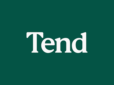 Tend Logo by Guillermo Becerra on Dribbble