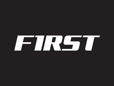 First branding logo logotype mark typography