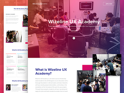 UX Academy Landing