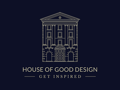 House Of Good Design fancy icon illustration logo minimalism