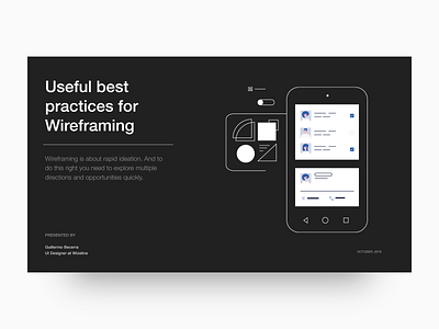 Wireframing Best Practices keynote ui uidesign visual design wireframes