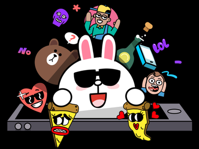 The Sticker Shop Contest animation cartoon character cintiq comic contest emoji gif illustration stickers win