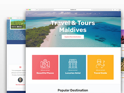 Download Free Traveling Elementor Templates