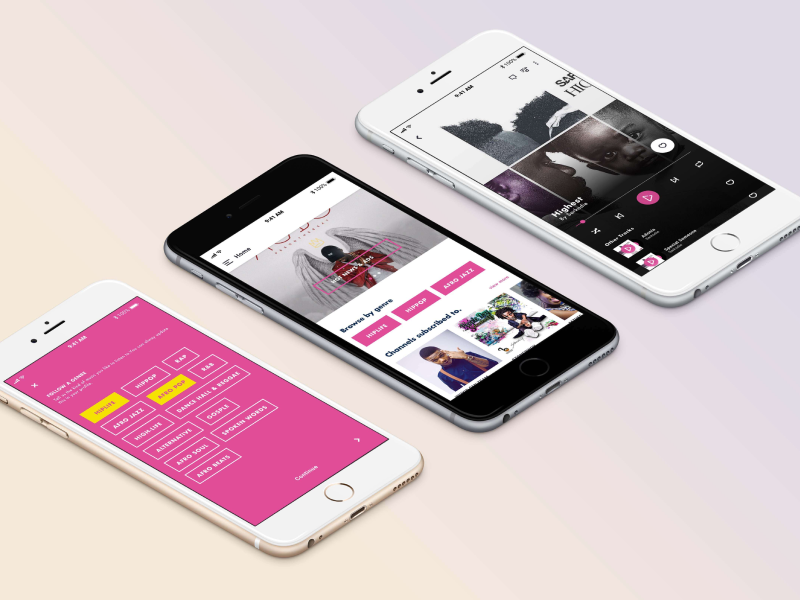 Sario first version artist musician stream designer design ux ui creator content streaming music