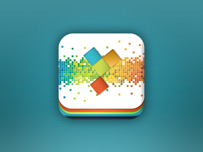 Pixelscut App Icon app design drawing icon ios ipad iphone photoshop