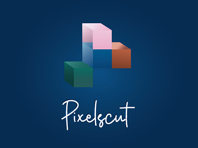 pixelscut newlogo design illustration illustrator logo