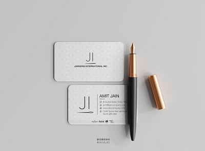 Elegant and Modern Business Card Design branding business card card