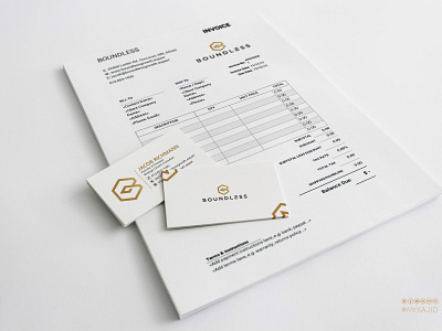 Invoice and Business Card Design brand designer branding business card business card design card design designer graphic designer invoice invoice design mrxajid stationery design