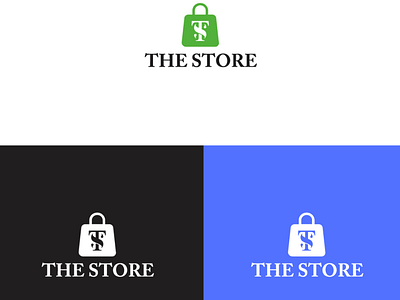The store logo design, Online store logo design