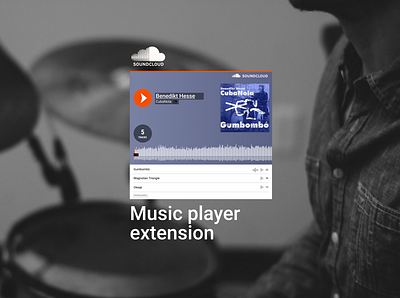 Music player extension dailyui productdesign ui ux