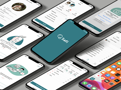 Safi / Home cleaning UX project app design ui design ux design uxui