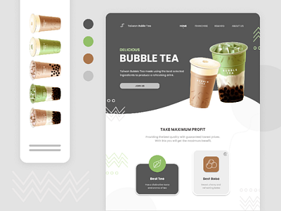 Bubble Tea Web Design