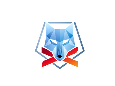 DWS Agile Team Sticker branding illustration logo vector wolf