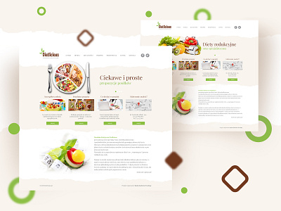 Dietlicious design diet healthy healthy lifestyle web design website design