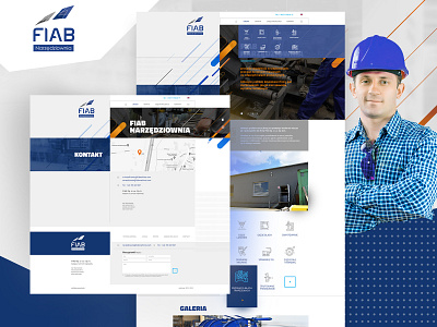 FIAB construction design ui web website design