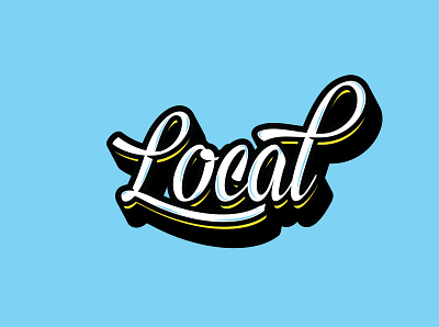 Local design illustration logo typography vector
