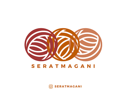Seratmagani Logo brand design branding design illustration logo typography vector
