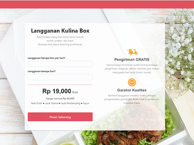Draft UI for Kulina - Bootstrap app branding design ui ux
