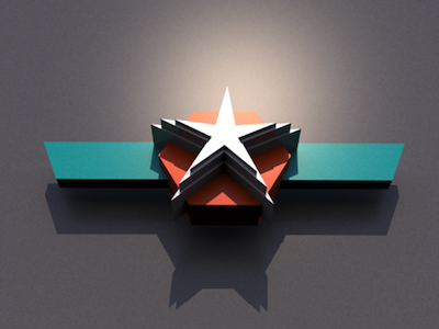 Ensign 3d fun futuristic games low poly military rank