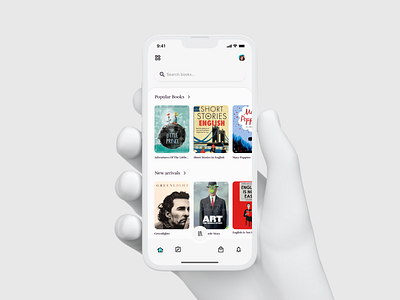 e-Book Reader App app design e book mobile mobile app mobile design reader ui user interface