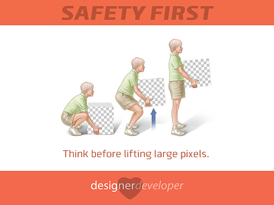Think Before Lifting Large Pixels.