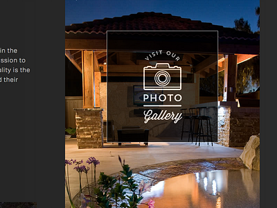 Photo Gallery gallery icon overlay photo script squarespace