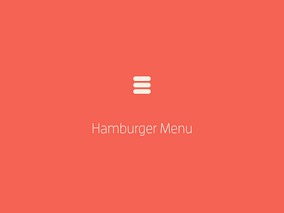 Hamburger Menu