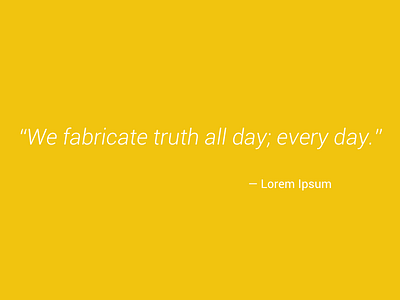 Lorem Ipsum Quote