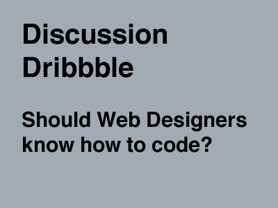 Discuss Web Design