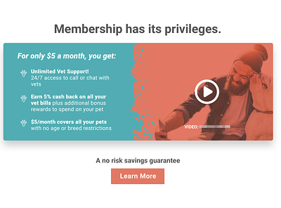 Membership Benefits benefits cta button membership video
