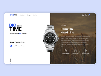 Watches — e-commerce website