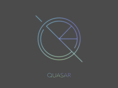 Day 1 dailylogochallenge day1 design logo minimal quasar rocketship