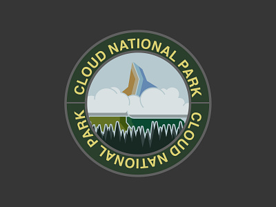 Day 20 branding dailylogochallenge design forest logo logo minimal mountain logo national park national park logo park park logo trees