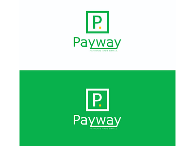 Payway logo design logo green yellow white
