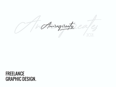 AnuragCreates white black font design sales