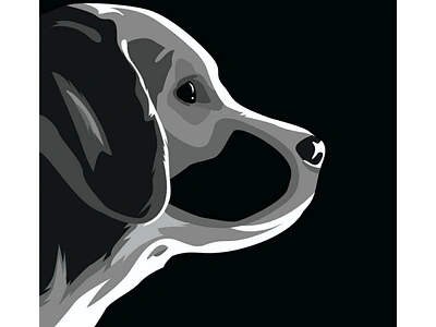 Labrador puppy vector black blue purple gray white black white logo box dot design dogs font black white space design grey black white sales 3d icon logo sales glass 3d message illustration logo ui vector art vector illustration