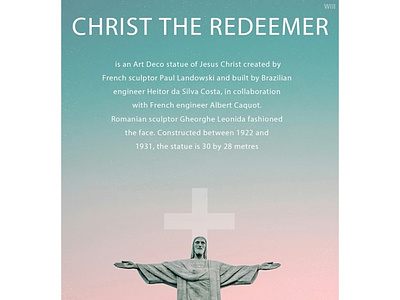 Christ the redeemer poster black blue purple gray white branding brazil font black white space design illustration india logo music logo illustration art photoshop poster poster a day poster art poster design print