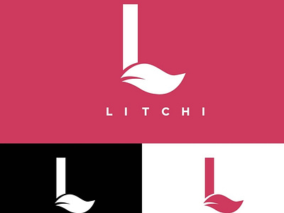 Litchi logo 3d sales market shadow highlight black blue purple gray white branding design font black white space design graphic design illustration logo ui ux vector