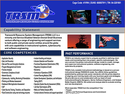 trsm capabilities design