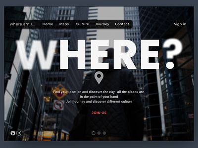 - Where App - Find your location design icon ui ux web web design website