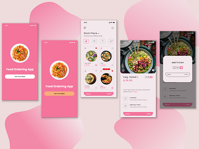 Food Delivery App UI app design application food food app food delivery app food ordering app mobile app moblie ui ui ui application uiux user interface design web ui