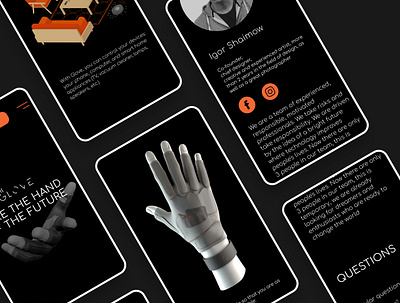 Glove Project app design glove logo minimal mobile ui typography ui uxui design vector web website white