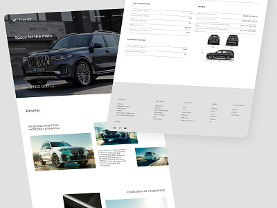 BMW bmw redesign typography ui ux web