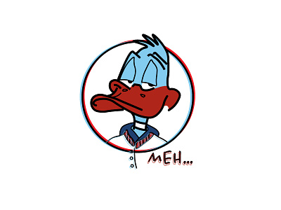 Daffy Duck final cartoon cartoon character character colour daffy design duck fun illustration minimal