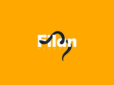 Filan Agency Logo agency logo animal logo branding design filan filan logo icon illustration logo logo design logodesign logotype snake logo ui vector