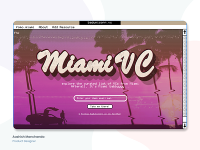 Fomo Miami - A VCs' Paradise for Miami