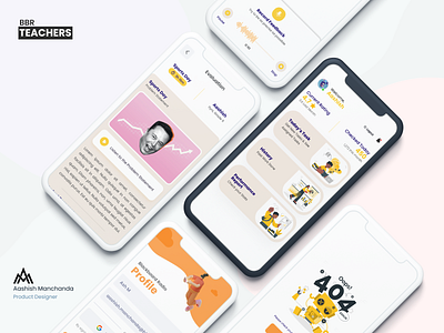 BBR Teachers Mobile App mobile design ui ux