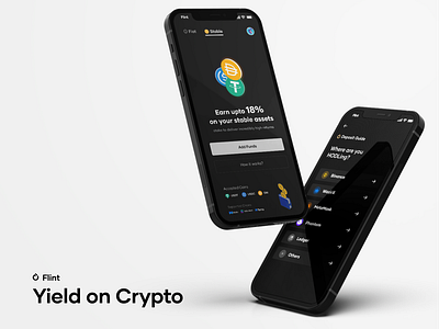 Yield on Crypto - Web3 Mobile App Design