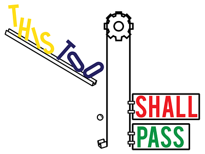 This Too Shall Pass design typography